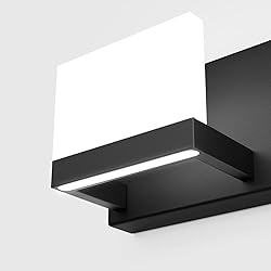 Tipace 4 Lights Modern Black Vanity Light Up and