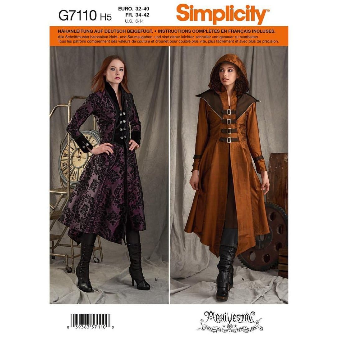 Simplicity SimplicityPattern 8769 Misses' Costume Coats, Paper, White, ONE Size