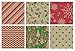 Note Card Cafe Bella Kraft Christmas Wrapping Paper | 6 Pack | 30 x 120 inch Rolls | Classic, Minimalist Designs | Holidays, Christmas, Gifts, Presents, Exchanges, Showers | Recyclable, Biodegradable