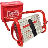 Hausse Retractable 3 Story Fire Escape Ladder, 25 Feet