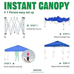 10x10 Pop Up Canopy Tent,300D Silver-Coating