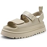 DREAM PAIRS Platform Sandals for Women Chunky Open Toe Dress Walking Comfortable Flat Sandals for Summer