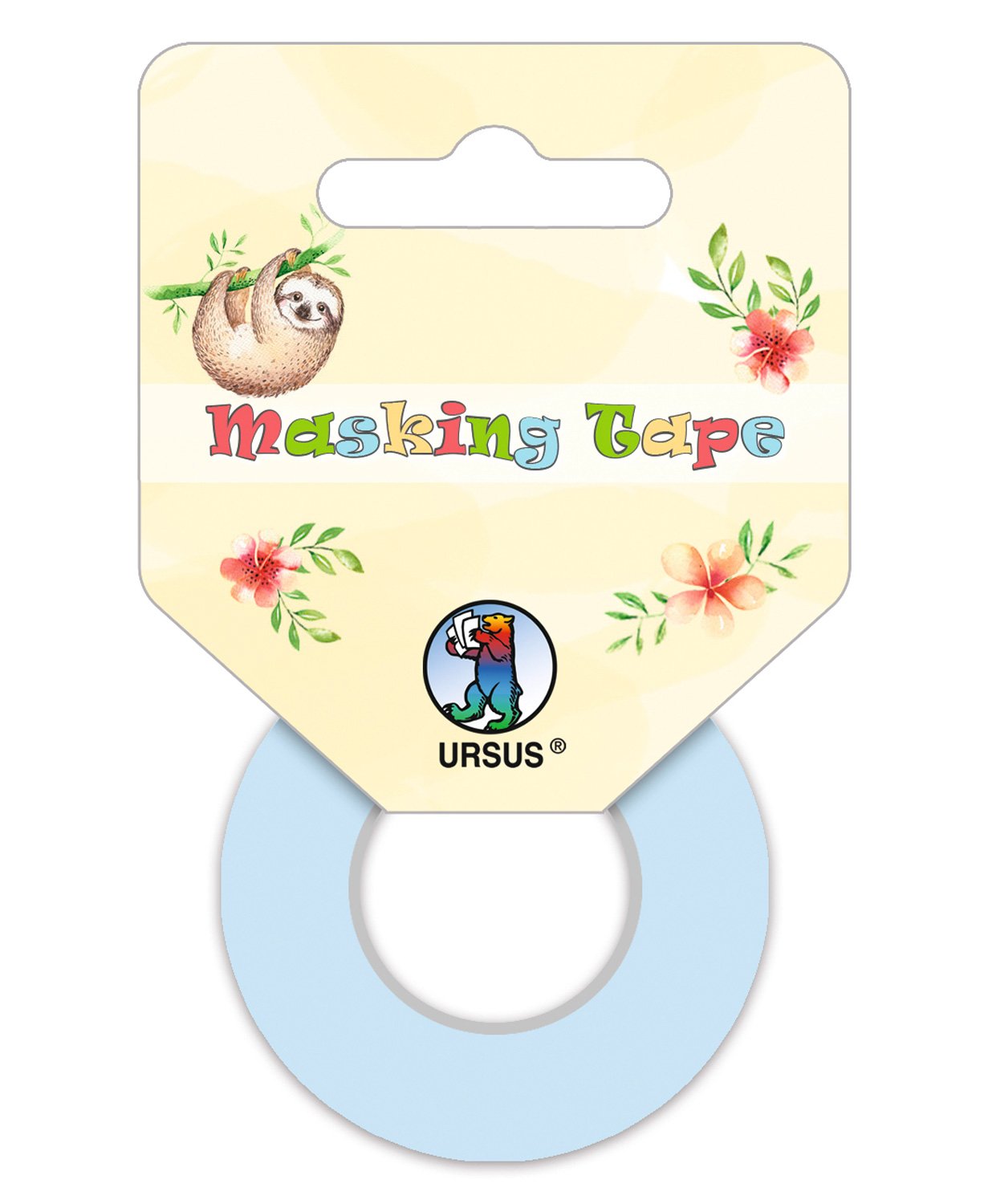 Ursus 58660099 Masking Tape 2 Rolls Set, Sloth