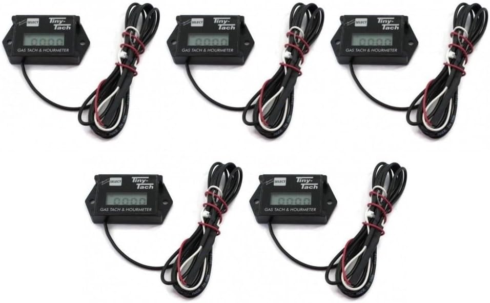 (5) Professional TINY TACH Hour Meter / Tachometer RC Helicopter Heli Plane Car by The ROP Shop