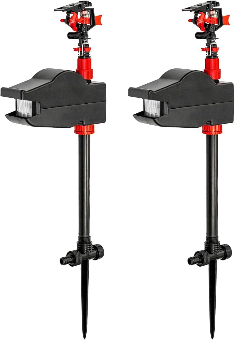 PestBye Set of 2 Jet Spray Battery Operated Motion Cat Scarers & Repellents