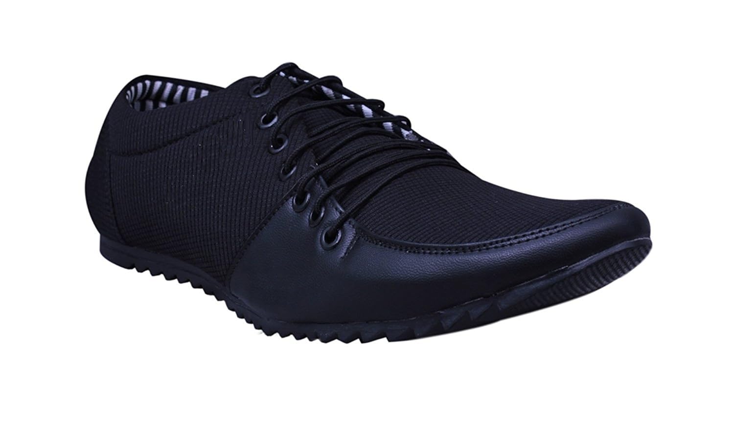 esense men's blue black synthetic casual shoes