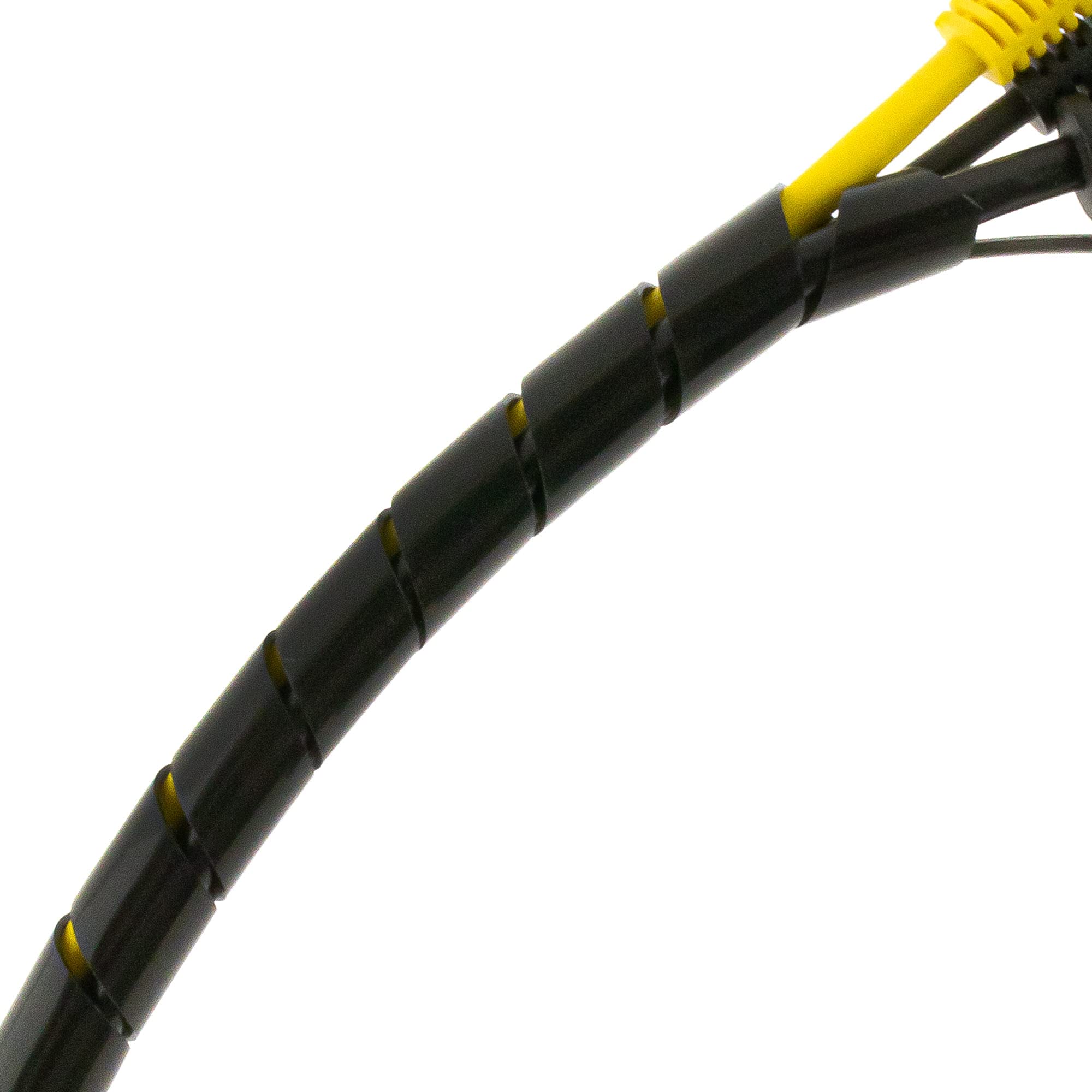 SeKi 15547 Spiral Band 7.5-60 mm 5 Metres Black Flexible Cable Tube Spiral Hose Cable Protection for Bundling Cables