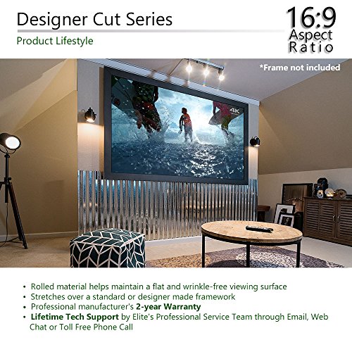 Elite Screens Designer Cut Series, 135inch 169, 8K / 4K Ultra HD