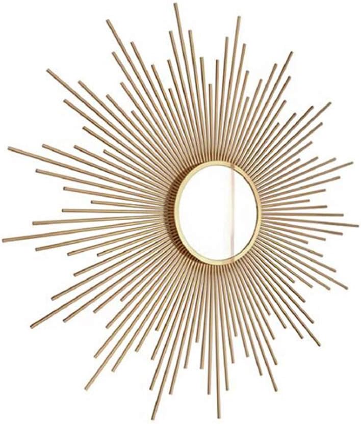 XLY Espejo de Entrada Sol Decorativo Espejos, Home Decor Pared Espejos