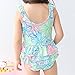 Saidi Girls One Piece Swimsuit Flowers