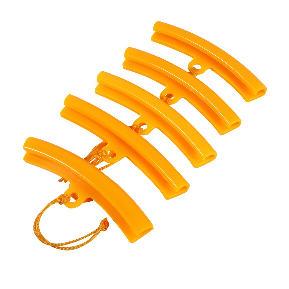 Keenso 5 Pcs Car Tire Rim Protectors, Motorcycle Wheel Rim Saver Tire Changer Mount Tire Changer Guard Fixing Tyre Rim Cover Car Wheel Changing Edge Savers Tool(Orange) beauty care — image 1