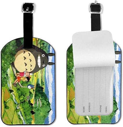 totoro luggage tag