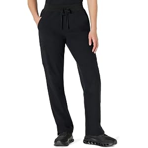 Amazon Basics Women's Scrubs Tapered Leg Pants Yoga Waistband