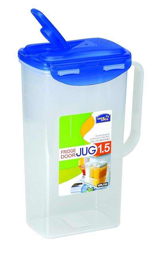 JWP Rect. Fridge Door Jug 1.5ltr, 14 x 9 x 23 cm Amazon.co.uk Kitchen