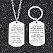 Nzztont 2PCs Inspirational Gifts For Friends Always Remember You Are Braver Stronger And Smarter Necklace Keychain Set