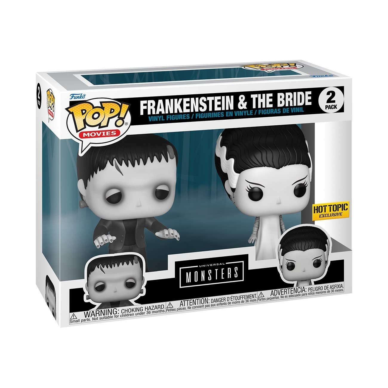 Frankenstein & The Bride [Hot Topic] - Movies 2-Pack [Mint]