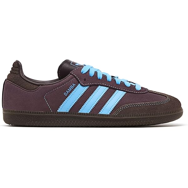 Amazon.com | adidas Women's Samba OG W Shadow brownPowder Yellow/Gum 3 6 US  | Fashion Sneakers