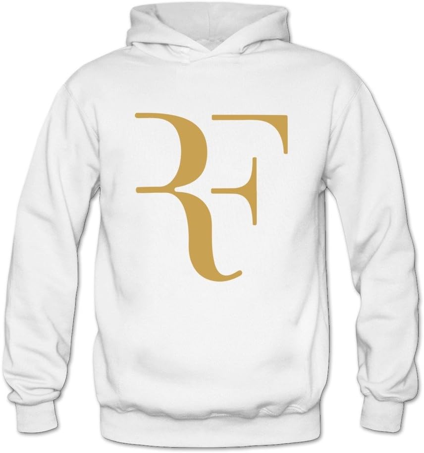 SHFL Lady Roger Federer Logo Hooded Sweatshirt White M