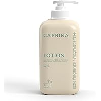 Caprina Goat’s Milk Body Lotion, 500 ml (16.9 oz), FRAGRANCE-FREE, Gentle Daily Moisturizer for Sensitive Skin