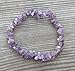 [A&S Crystals] AMETHYST Natural Stone Gemstone Stretchy Chip Bracelet