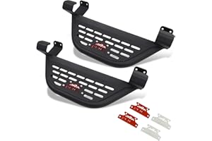 Broaddict 2X EZ-Steps Fit for 2021-2025 Ford Bronco 2/4 Door Add on OEM Rock Rail, Replace for Running Boards Side Steps