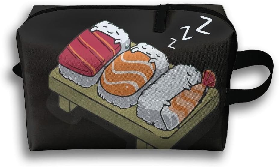 Travel Pouch Storage Bags Baskets Sleeping Sushi Cosmetic And Toiletries Organizer Bag 45x35cm