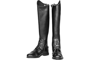 TuffRider Men’s Starter Front Field Boots | Durable, Easy to Clean Water-Resistant Horse Riding Boots for Men's