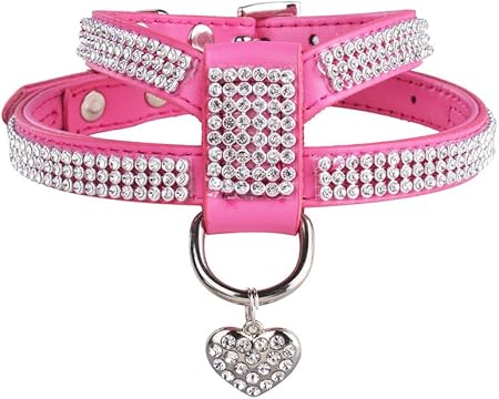 diamante dog harness