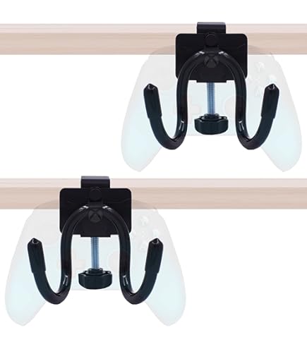 Amazon.com: YYST Desk Mount Game Controller Holder Clamp On Hanger