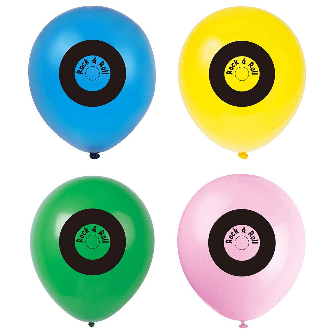 Magjuche 50s Records Streamer Balloons Supplies 1950s Rock N Roll