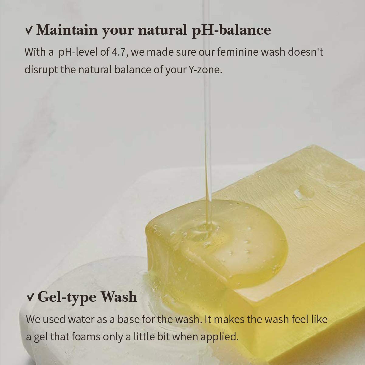 Tieut Feminine Wash 200mL - Women’s Gentle Intimate Feminine Wash vaginal wash for Odor Block and Protection pH Balanced organic Vaginal Soap and Cleanser: Beauty