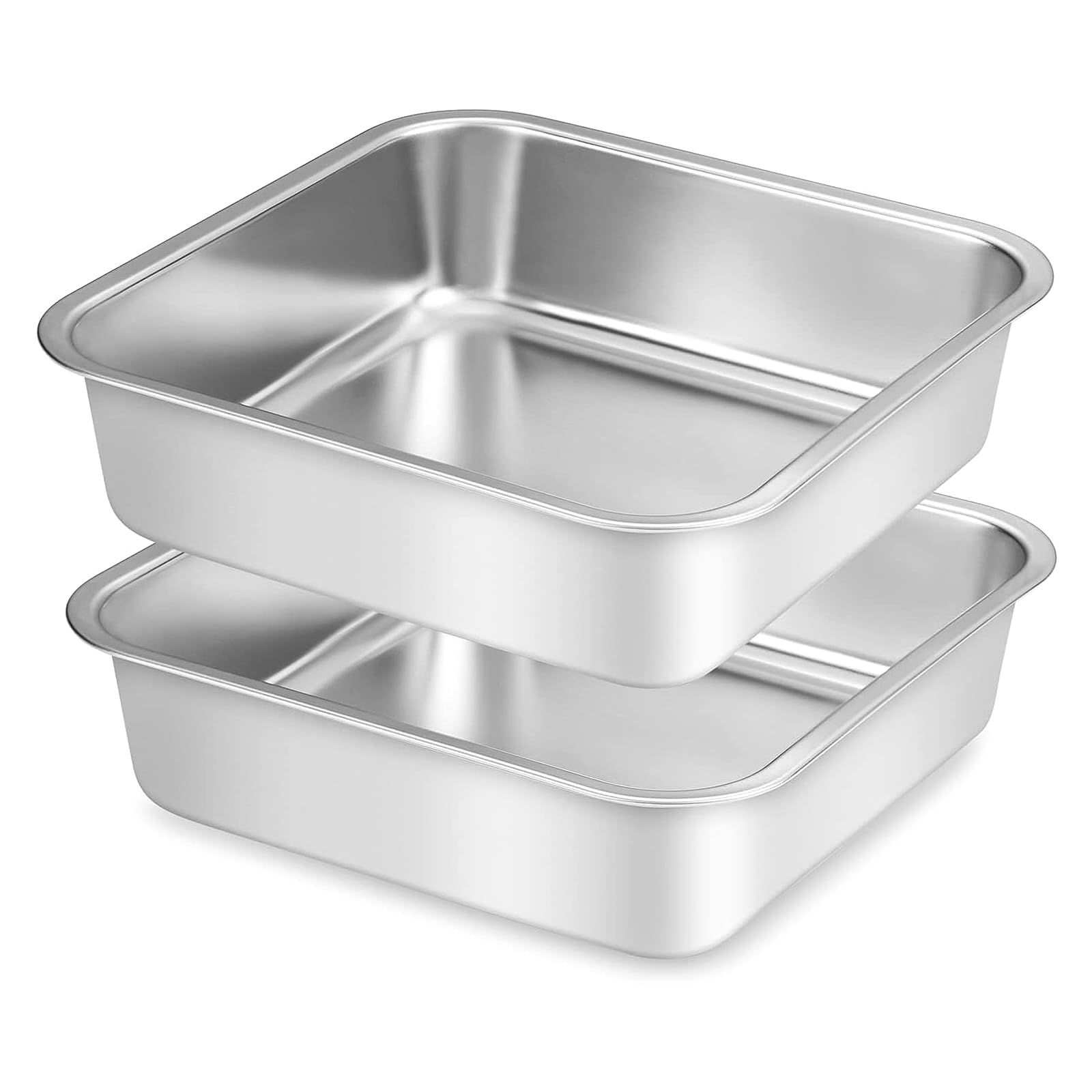 2 Pack 1.6 L Stainless Steel Dog Bowl, Raised Feeding Bowl, Water Bowl Use with TONGKTAI Height Adjustable Feeding Station