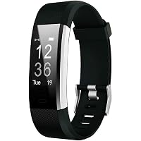 SHOPTOSHOP I D 115 Plus Bluetooth Fitness Band Smart Watch Tracker with Heart Rate Sensor Activity Tracker Waterproof Body Functions Like Steps and Calorie Counter, Blood Pressure, OLED Touchscreen