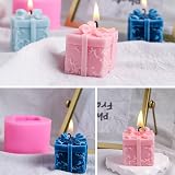 Demarsen 3D Gift Box Candle Molds - 2 Pcs Silicone DIY Moulds view 3