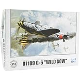 Premium Hobbies Bf109 G-6 "Wild Sow 1:48 Plastic Model Airplane Kit 137V