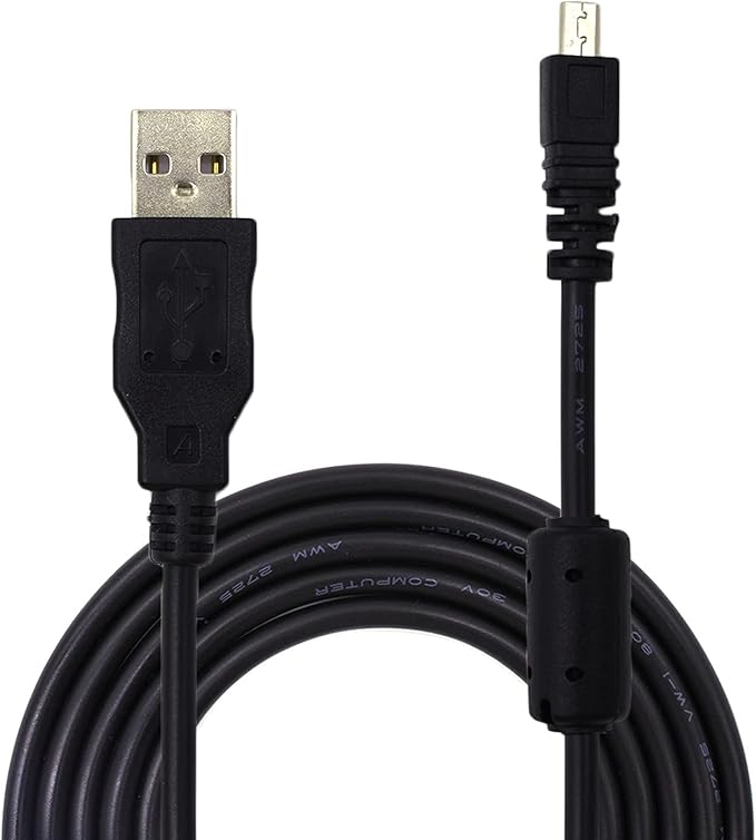 Replacement USB Cable Data Sync Transfer 8Pin Cord Compatible for Sony