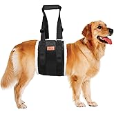 Adjustable Dog Lift Harness Dog Sling for Large Dogs Hind Leg Support Soft Lift Support and Rehab Harness for Weak Rear Legs, Helps Senior, Injured, Disabled and After ACL Surgery Dogs Large