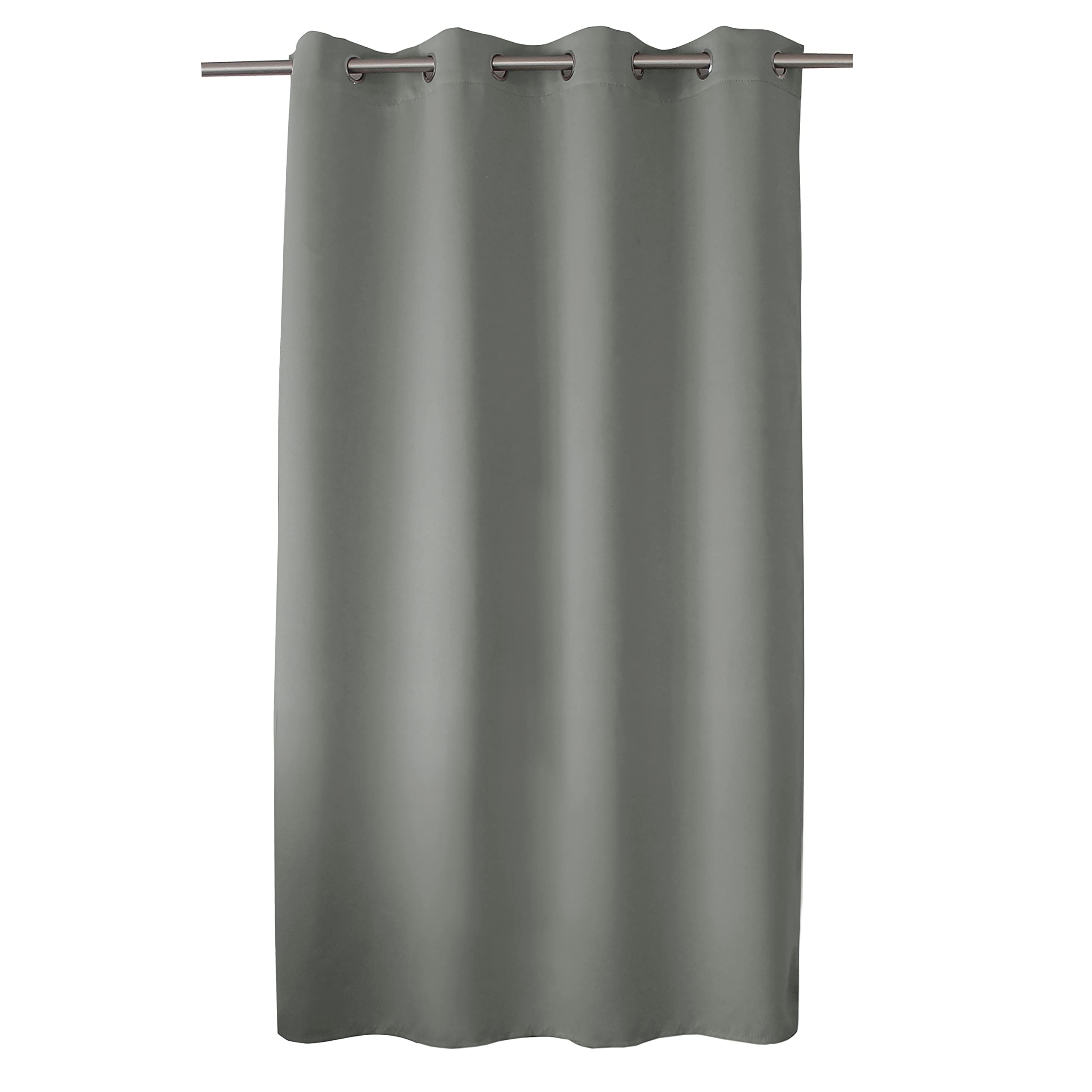 Enjoy Home 2010an140180 Blackout Curtain with 8 Eyelets Polyester 40 x 27 cm, Grey, 40x27