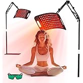 Red Light Therapy for Body, Red Infrared Light Therapy Lamp with Stand Led 660nm Red Light Therapy & 850nm Infrared Light Device for Body