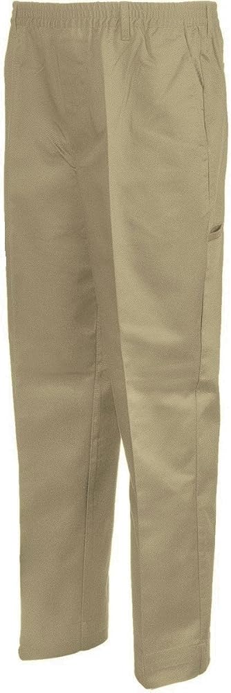 mens full elastic waist khaki pants