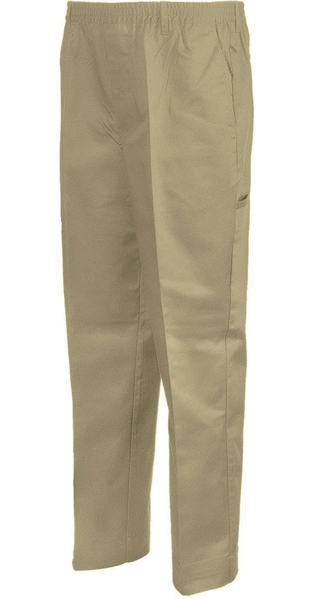 Buy Benefit Wear Mens Full Elastic Waist 5Pocket Pants with Mock Fly (3X, Khaki) at Amazon.in