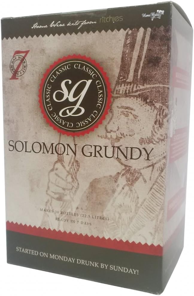 Solomon Grundy/Ritchies 30 Bottle Medium Dry White