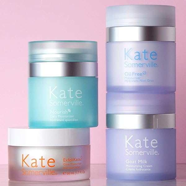 KATE SOMERVILLE OIL FREE MOISTURIZER – CLINICALLY FORMULATED FOR OILY SKIN – LIGHTWEIGHT, HYDRATING DAILY OIL CONTROL FACE CREAM, 1.7 FL OZ