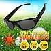 Excelvan HD Polarized Sunglasses Mini Camera Video Audio Recorder DV Eyewear Camcorder, 720P HD, 5.0MP, Support to 32GB TF Card