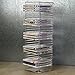 Clear Plastic CD Tower - holds 30 standard CD jewel cases