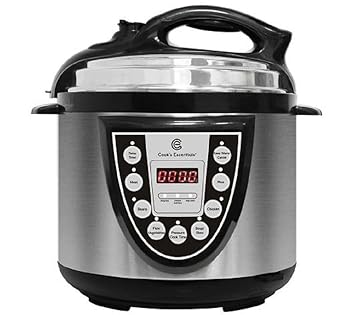 Amazon.com: Cooks Essentials 4 Qt. Round Digital S/s Pressure Cooker