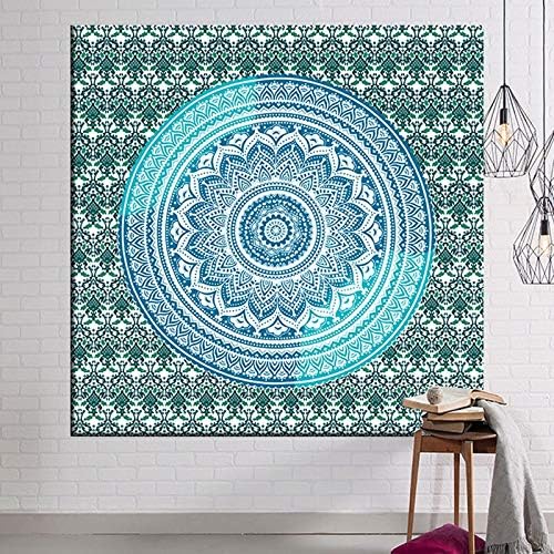 Ydxyz 全国風テーブルクロスインドのコンパスタペストリーボヘミアンタペストリー壁掛け曼荼羅タオルベッドカバーショール赤 Color 150 B 130cm Size 開店記念セール