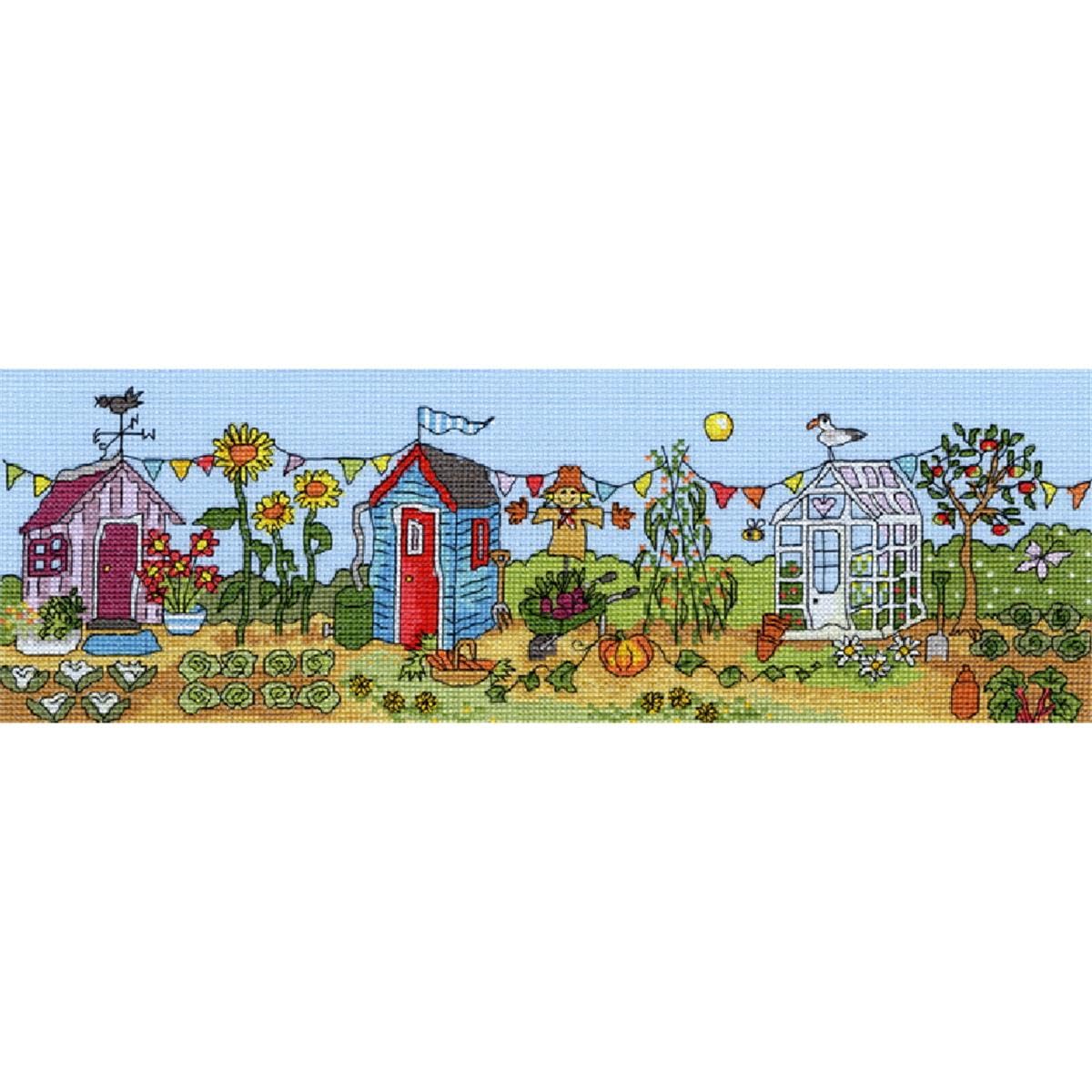 Bothy Threads Cross Stitch Kit - Allotment Fun