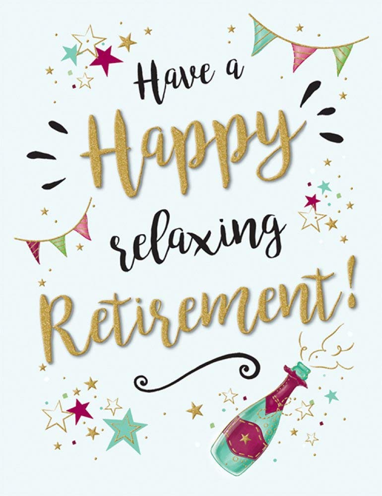 Modern Occasion Card Retirement - 8 x 6 inches - Piccadilly Greetings