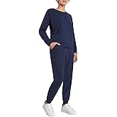 Weintee Women's Petite Jogging Set Pullover Sweatshirt and Sweatpants 2 Piece Sweatsuits